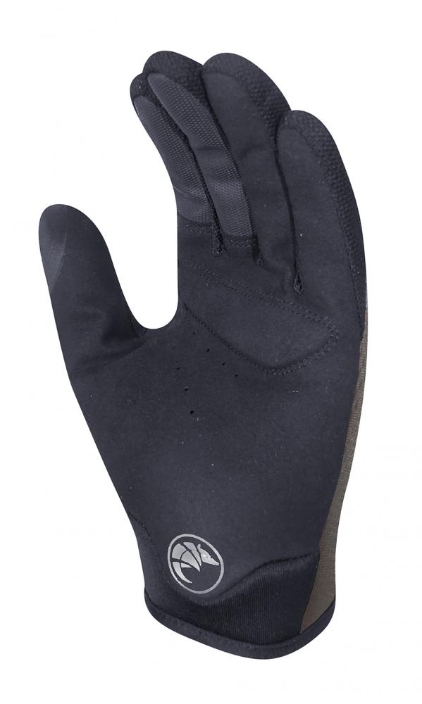 CHIBA Viper - Radhandschuhe dunkelgrau, Größe L, Touchfinger, Gelpolsterung