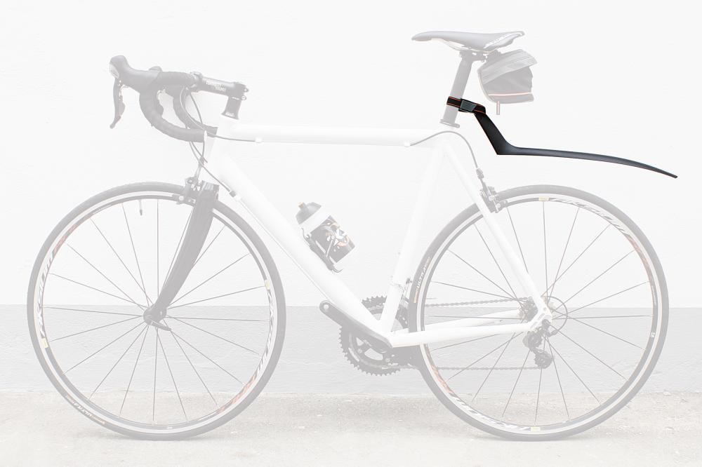 SKS S-Blade Rennrad Schutzblech 28 Zoll - Leichtes Steckschutzblech schwarz - Schnellmontage ohne Werkzeug
