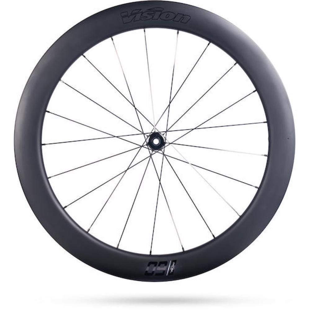 Vision Laufradsatz SC 60 SL Disc 622x23x60 mm Schwarz - aerodynamischer Carbon-Disc-Laufradsatz