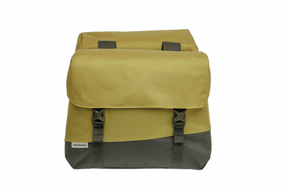 New Looxs Doppelpacktasche Oslo Joli Olive/Yellow Olive - viel Stauraum für Alltag und Tour