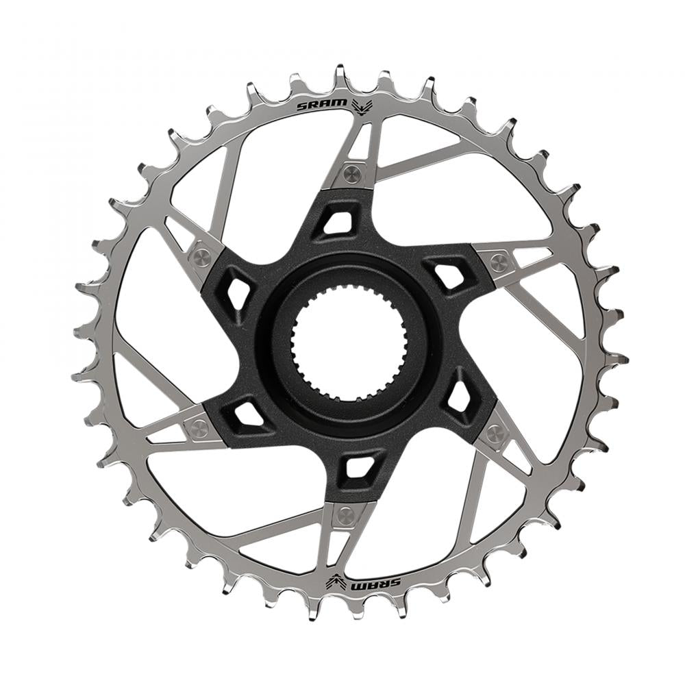 Kettenblatt SRAM E-MTB T-Type Eagle XX 38 Z., Stahl, sw/si, 12-fach, DM, Yamaha