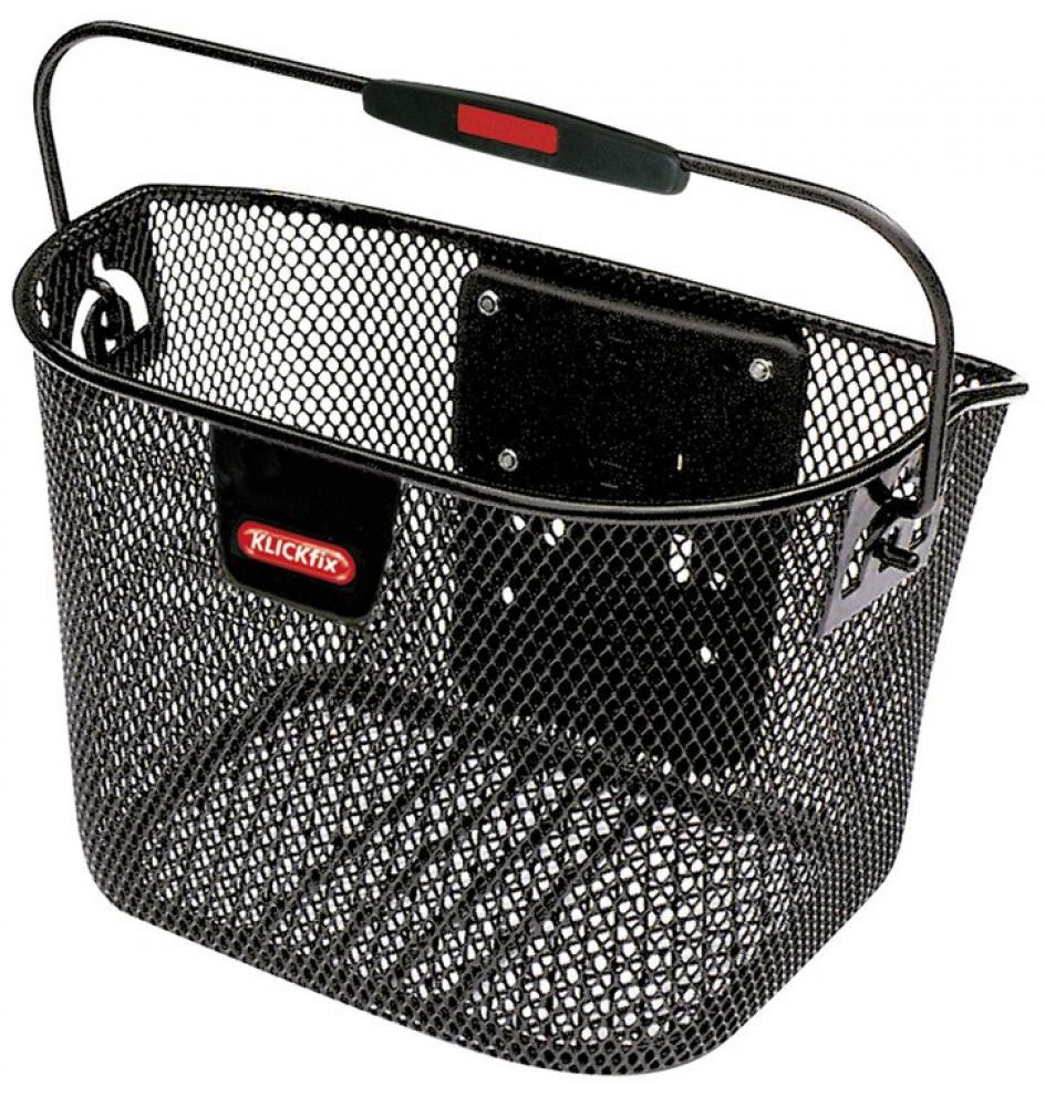 Klickfix Vorderradkorb Mini Lenker Adapter schwarz 29x20x19 cm