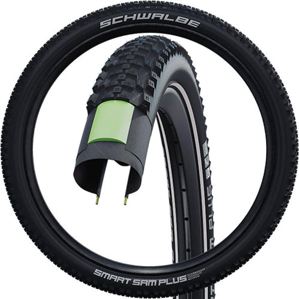 Schwalbe Reifen Smart Sam Plus 27.5x2.10" 54-584 schwarz Reflex E-50 HS624 Draht