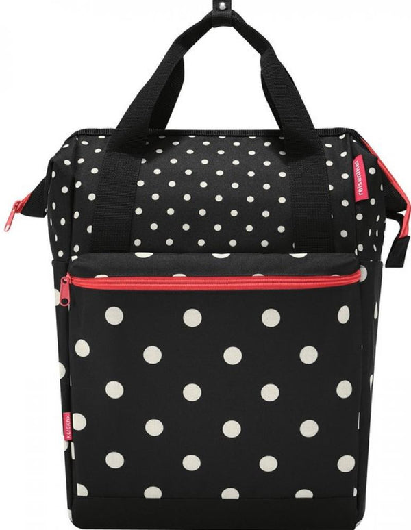 KLICKfix Gepäckträgertasche Roomy GT mixed dots Größe 40x17x25cm 12l