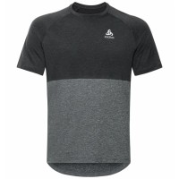 Odlo Men&#180;s T-shirt crew neck s/s RIDE EASY black melange grey melange Größe XL