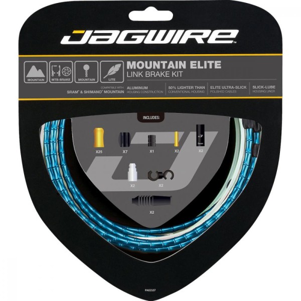 Jagwire Bremszug Mountain Elite Link blau