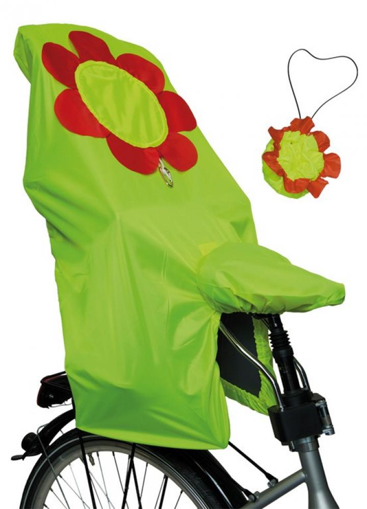 Regenschutz Kindersitz Lucky Cape Quick 2-in-1 Motiv Flower, gelb