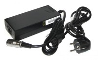 Ladegerät CH02 36V 2,0A DC schwarz TranzX für Li-Polymer Akku, mit Kabel