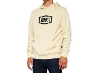 100% Icon Pullover Hoodie, Chalk, M