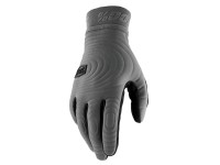 100% Brisker Xtreme Gloves, charcoal, XL