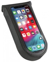 Phone Bag Tour S KLICKfix mit Adapter transparent/schwarz, mit Drehkupplung