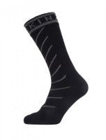 Socken SealSkinz Warm Weather Mid Length schwarz/grau, Gr.M (39-42), unisex