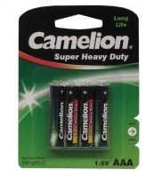 Batterie Camelion Green Micro R03 4 Stück, Zink-Chlorid, 1,5V 550 mAh, AAA