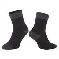 Socken SealSkinz Wretham schwarz/grau, Gr. XL
