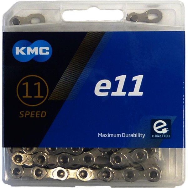 Schaltungskette KMC e11 für E-Bike 1/2" x 11/128" 122 Glieder 5,65mm 11-f.