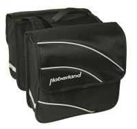 Doppeltasche Haberland Kim S 20" schwarz, 24x24x8,5cm, 10 ltr