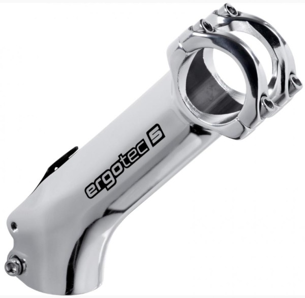 Ergotec Vorbau High Charisma Ahead 90 mm 25,4 mm silber Level 5