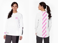 Muc Off Long Sleeve Riders Jersey, white/pink, M