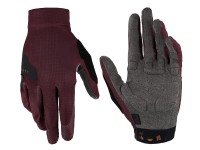 Leatt Glove MTB 1.0 Padded Palm Gloves, Malbec, M