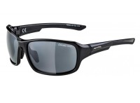 Alpina Sonnenbrille Lyron Rahmen sw grau Glas schwarz versp S3