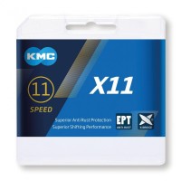 Kette KMC X11 EPT 1/2" x 11/128" 118 Glieder 5,65mm 11-f.