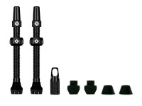 Muc Off, Tubelessventil V2, SV (44mm), Farbe schwarz, Aluminium, zur Umrüstung von Standardfelgen auf Tubeless-System, für fast alle Felgen geeignet