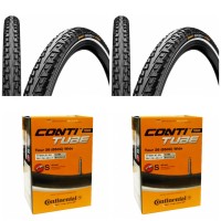 2x Reifen Continental Conti Ride Tour 26x1.75 + 2 x Schlauch SV 42mm
