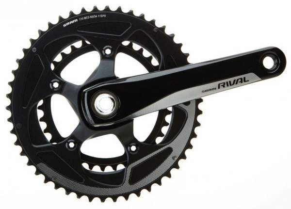 KRG SRAM Rival22 GXP 34-50Z. Yaw 175mm schwarz, 11-Gang, ohne Innenlager