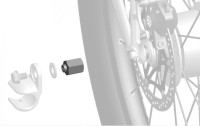 Adapter Thule für Nabenschaltungssysteme Shimano 3/8" x 26