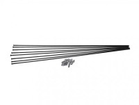 DT Swiss Speichen-Kit Straightpull PRC1400 Spline 35mm Vorderrad + Hinterrad schwarz WXKPR14351684S