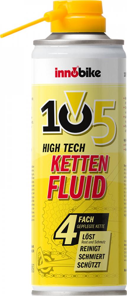 Innobike High Tech Ketten Fluid105 300ml Kettenspray Kettenöl, Reinigungsmittel, Reinigungs- & Pflegemittel, Fahrradzubehör