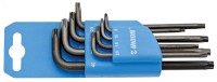 Stiftschlüsselset Unior Innen-TX-Profil Kunststoffclip, TR9-40mm, 220/7TXPH