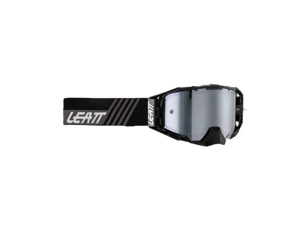 Leatt Velocity 6.5 Iriz Goggle anti fog Mirror lens Stealth Silver - Iriz, unis