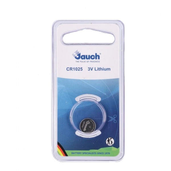 Batterie Jauch Knopfzelle CR1025 Lithium, 3,0 V 30 mAh