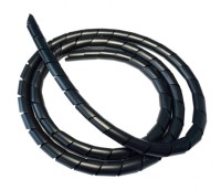 Spiralband schwarz flexibel 5m Rolle &#157;&#157;&#216; 6 mm kürzbar