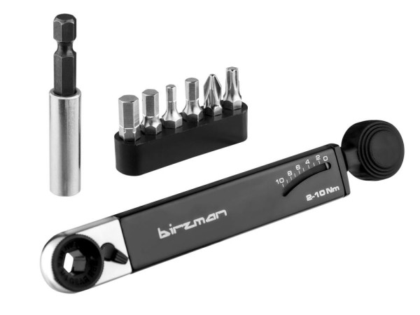 Birzman Pocket Torque Wrench 2-10 Nm, black