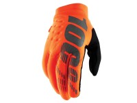 100% Brisker Cold Weather Glove, orange/black, XL