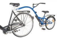 Kinderrad-Nachläufer terra bikes Trailer blau, 20",  RH 28cm