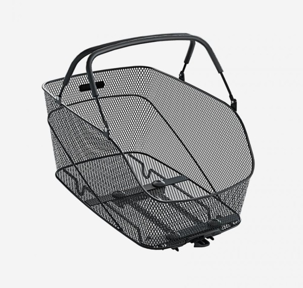 Racktime Fahrradkorb System Korb Baskit Trunk small schwarz 38,8x27,4x25,5  cm | Hinterradkorb | Fahrradkörbe | Fahrradzubehör