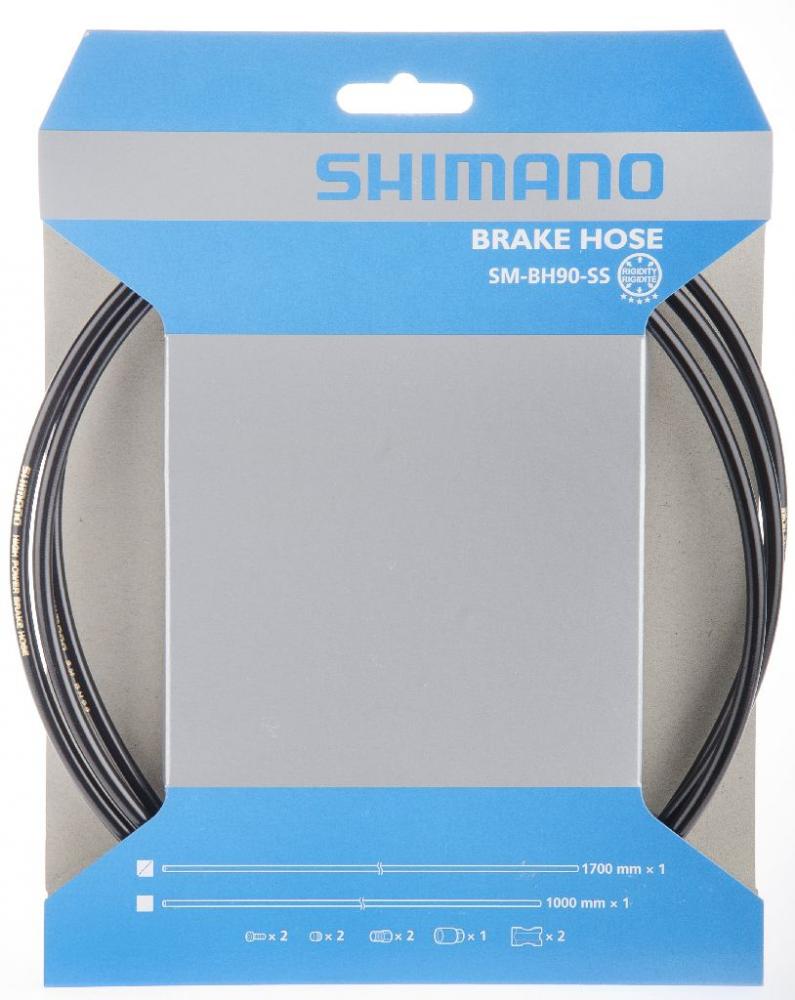 Shimano Bremsleitung SM-BH90-SS, für DEORE 596, 1700mm, kürzbar, Bremszüge  & -hüllen, Bremsen, Fahrradteile