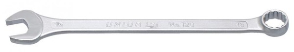 Unior 120/1 Ringgabelschlüssel, lange Ausführung, gekröpft, 7mm