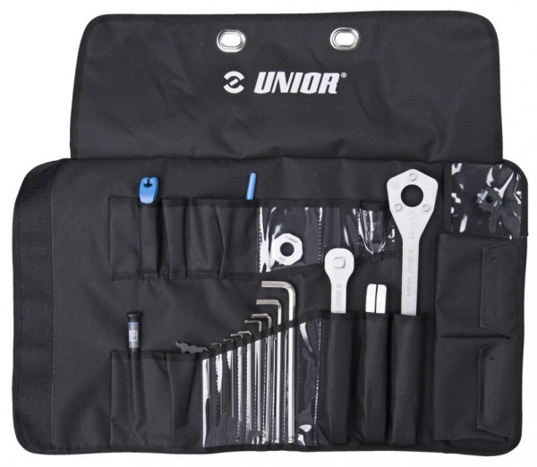 Unior 1600WRAP-P-US Profi Werkzeugrolltasche, 20-tlg., black