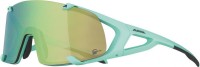 Alpina Sonnenbrille Hawkeye S Q-Lite Rah. türkis matt Glas grün versp. Kat.3