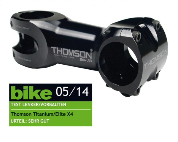 Thomson Vorbau AHEAD Elite X4 schwarz 1-1/8" x 10&#176; x 100mm x 31,8mm