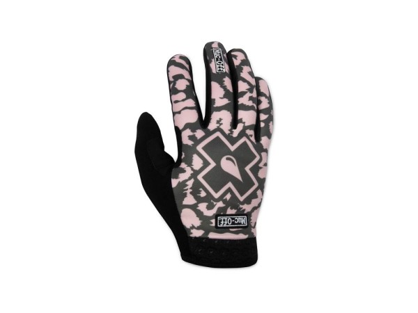 Muc Off MTB Gloves, Green / Pink Leopard, M