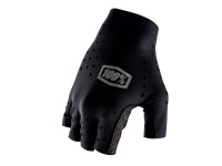 100% Sling Short Finger Gloves, black, L