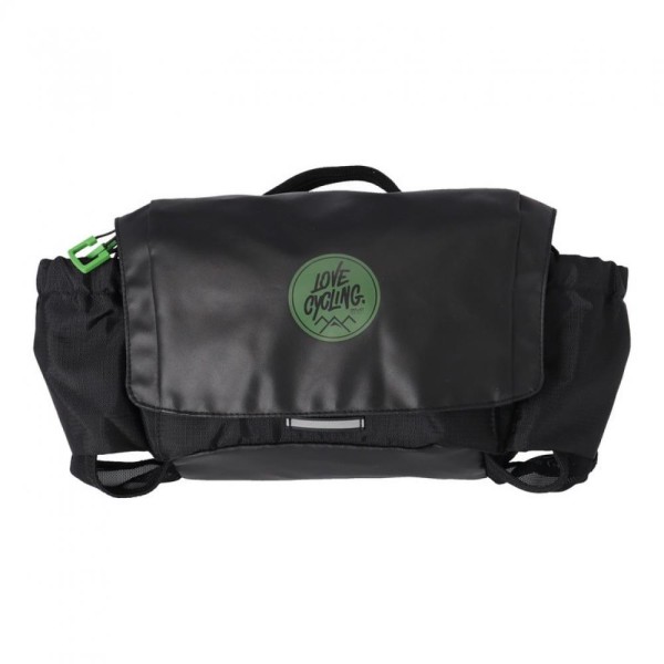 XLC Hüfttasche Hipbag BA-H01 schwarz/grün, 27x21x8cm, 3,6 ltr