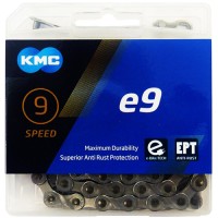 Schaltungskette KMC e9 EPT Anti-Rost 1/2" x 11/128" 136 Glieder 6,6mm 9-fach
