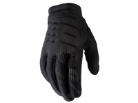 100% Brisker Youth Cold Weather Gloves, black, L