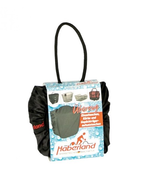 Haberland Regenschutzhaube für Gepäckträgertasche Einzeltaschen, Körbe